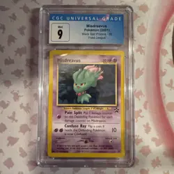 2001 Black Star Promo Pokemon League #39 Misdreavus CGC 9 *Read Description* - Image 1