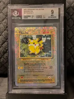 Pokemon Pikachu Legendary Coll. Reverse Holo #86 BGS 9 Mint with Subs! - Image 1
