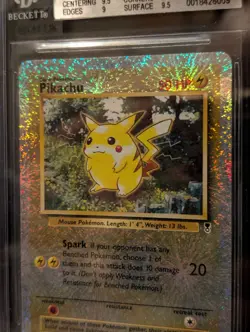 Pokemon Pikachu Legendary Coll. Reverse Holo #86 BGS 9 Mint with Subs! - Image 3