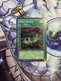 Toon World MRL-076 Super Rare 1st Edition Yugioh LP (WNU) - Image 1