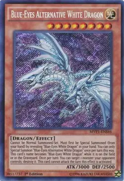 Yugioh! Blue-Eyes Alternative White Dragon - MVP1-ENS46 - Secret Rare - 1st Edit - Image 1