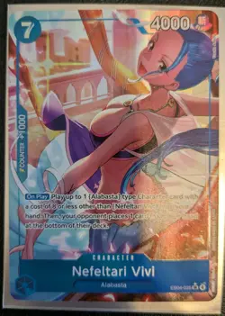 One piece TCG EB04-025 Nefeltari Vivi Alternate Art - OP14 The Azure Sea’s Seven - Image 1