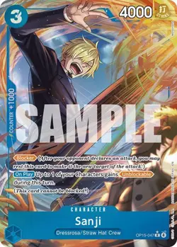 One Piece English - Sanji - Alt - OP15-047 - R - NM - Image 1