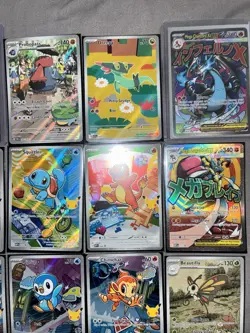 pokemon tcg card Collection - 16 Cards - Illustration Rares And First Partner - Image 2