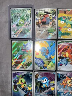 pokemon tcg card Collection - 16 Cards - Illustration Rares And First Partner - Image 3