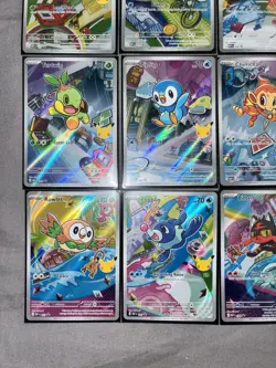 pokemon tcg card Collection - 16 Cards - Illustration Rares And First Partner - Image 4