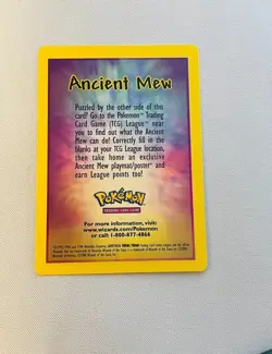 Pokemon TCG Ancient Mew Promo Holo Rare Card 2000 - Image 3