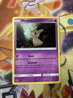 Mimikyu Promo Black Start SM29 Pokemon Card NM - Image 1