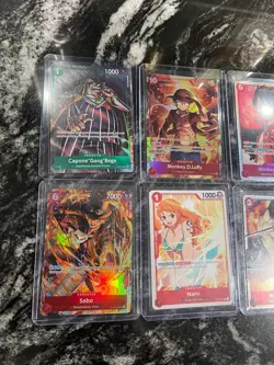 10x One Piece Cards Monkey D Luffy treasure promo Zoro Nami Shanks Boa Hancock - Image 2