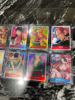 10x One Piece Cards Monkey D Luffy treasure promo Zoro Nami Shanks Boa Hancock - Image 3