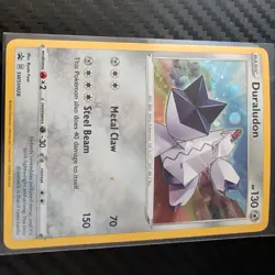 Duraludon SWSH028 Black Star Promo COSMOS Holo Pokemon Card LP 2020 - Image 2