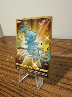 Mew 025/025 Celebrations 2021 Secret Rare Gold Pokemon Card TCG - Image 3