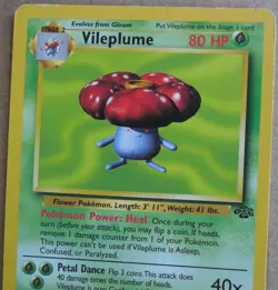 Vileplume 31/64 Rare Non-Holo Jungle Set Pokemon Card LP/MP - Image 2