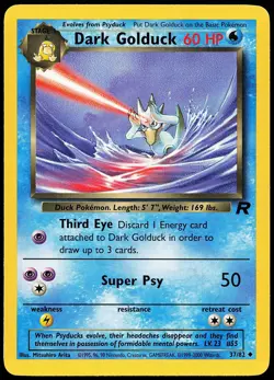 Dark Golduck 37/82 Uncommon Team Rocket Pokemon Card - Image 1