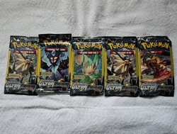 NEW 5 Pokemon Ultra Prism Set 3 Card Booster Pack Dollar Tree Unweighed - Image 1