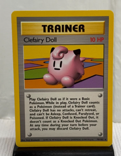 Clefairy Doll 70/102 Base Set LP - Pokemon TCG Card Rare - Image 1