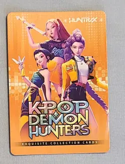 NEW! KPop Demon Hunters Exquisite Collection Card - Zoey - SR Rarity #026 Holo - Image 2