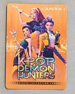 NEW! KPop Demon Hunters Exquisite Collection Card - Zoey - SR Rarity #021 Holo - Image 2