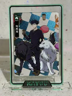 Megumi Fushiguro ZS01-MR-008L4 Official Jujutsu Kaisen Kayou Trading Card NM - Image 1