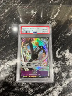 ONE PIECE PSA 10 SANJI OP12-070 Alt Art Legacy of the Master Bandai card luffy - Image 1