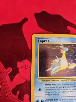 LP- Lapras Holo 10/62 Fossil Pokemon Card - Image 4
