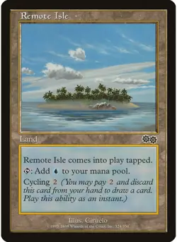 Remote Isle 324 MTG NM - Urza's Saga - Image 1