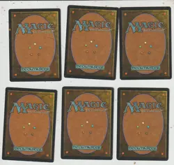 x6 cartes Aquilon 1997 MAGIC MTG EN+FR EX-NM Ancestral Knowledge, Mana Web... - Image 2
