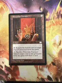 [1x] MTG Phyrexian Furnace LP Weatherlight Artifact Uncommon Magic The Gathering - Image 1