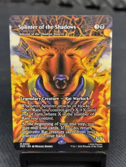 MTG - TMNT Source Material - PZA - Splinter of the Shadows - Borderless - Image 1