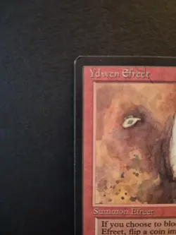 MTG Ydwen Efreet Creature Red 3/6 Drew Tucker Arabian Nights - Image 4