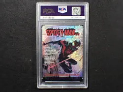 Miles Morales (0234) (Borderless) Marvel's Spider-Man Foil PSA 9 MTG - Image 2