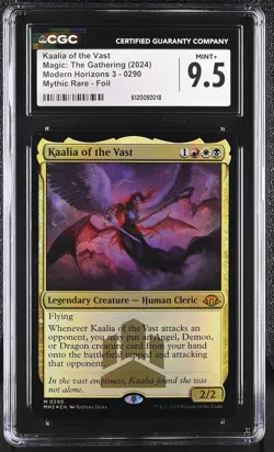 KAALIA OF THE VAST Modern Horizons 3 Foil Mythic CGC 9.5 MTG [Nostalgium] - Image 1