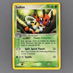 Ledian 23/109 EX Team Rocket Returns Regular RARE Pokemon Card Engl 2004 LP-NM - Image 1