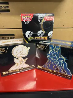 Pokemon Mega Evolutions Pokemon Center ETB Set And Enhanced Booster Box SEALED - Image 1