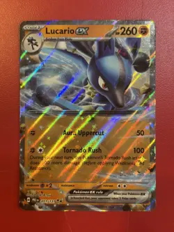 Lucario ex 51/131 Double Rare Holo Prismatic Evolutions Pokemon TCG - Image 1