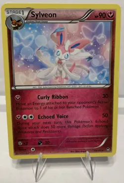 Pokemon TCG Sylveon 72/111 Furious Fists Non-Holo 2014 LP Lightly Played - Image 1