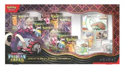 Pokemon: Paldean Fates Great Tusk EX & Iron Treads EX Premium Collection Sealed - Image 1