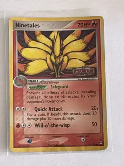 Pokemon TCG Ninetales EX Power Keepers 19 Reverse Holo Rare - Image 1