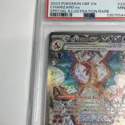 Pokemon Obsidian Flames Charizard EX Special Illustration Sir #223/197 PSA 9 - Image 2