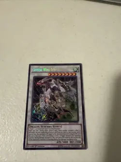 Yu-Gi-Oh! TCG Crystal Wing Synchro Dragon Shining Victories SHVI-EN049 1st... - Image 1