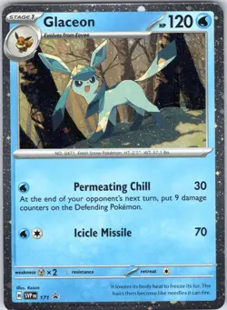 GLACEON (COSMOS HOLO) 171 HOLO SCARLET & VIOLET PROMO POKEMON COSMO HOLO NM/M - Image 1