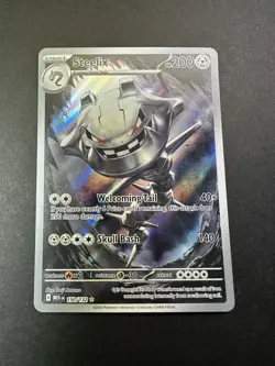 Steelix - 150/132 - Pokemon Mega Evolution Illustration Rare NM - Image 1