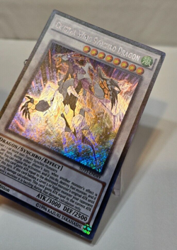 Crystal Wing Synchro Dragon SHVI-EN049 Secret Rare 1st Edition Yugioh 4047 - Image 3