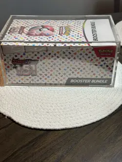 Pokemon 151 SV3.5 Booster Bundle Display Factory Sealed Case W/Acrylic Case - Image 2