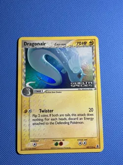 2005 Pokemon EX Delta Species Dragonair Reverse Holo #42/113 MP - Image 1