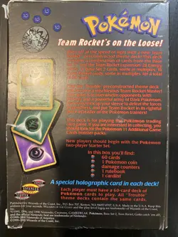 Team Rocket Trouble Theme Deck Pokemon TCG Complete/Open - LP-NM - Image 4