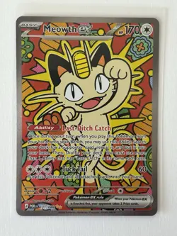 Pokemon Meowth EX Perfect Order SIR 121/088 - Image 3