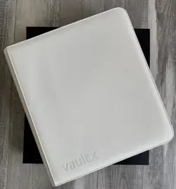 Vault X White Edition 12 Pocket Exo-Tec Zip Binder - BRAND NEW - VaultX Pokemon - Image 1