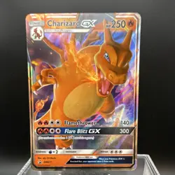 Pokemon Charizard GX SM211 Promo Full Art Holo Stage 2 HP250 Flare Blitz GX - Image 1