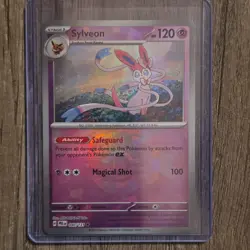 Pokemon Sylveon 040/131 Sv: Prismatic Evolutions Rare Master Ball Holo 120 HP - Image 1
